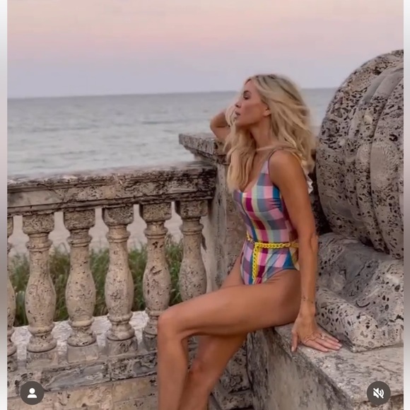 Gianni Bini | Swim | Nwt Gianni Bini X Jess Southern Garden Plaid Chain